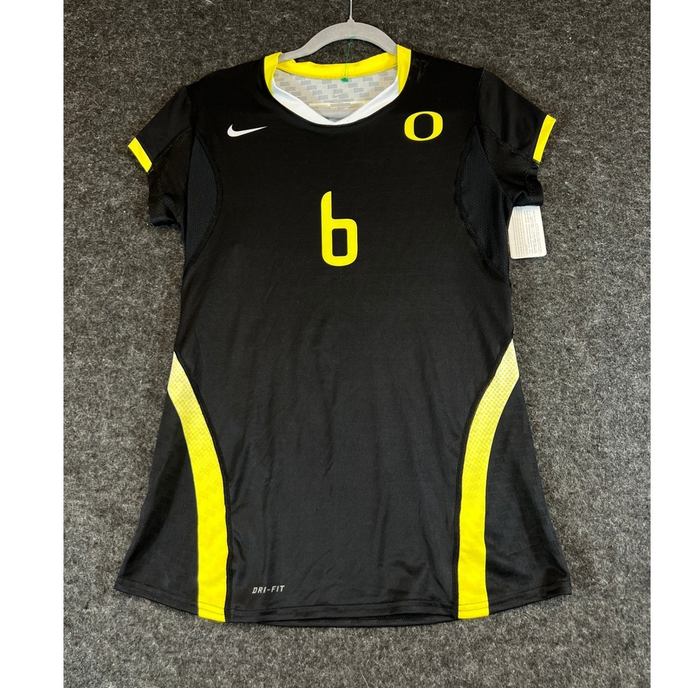 Nike Oregon Ducks Jersey Womens Medium NCAA 6 Dri Fit Volleyball NWT Sample